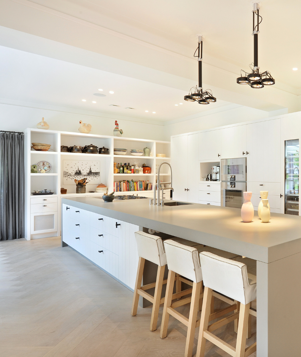 Keuken van Villa Rust en Vreugd in Wassenaar, ontworpen na een ontwerpsessie met KamerlingvanderBurgh